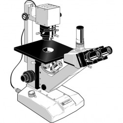 Microscopio Invertido Trinocular para el Campo Cla